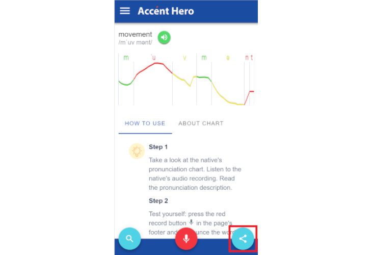 Accent Hero screenshot: Facebook integration